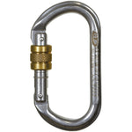 Climbing Technology Oval Stainless Steel Screw Gate Carabiner