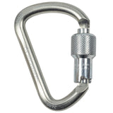 Notch Modified D Steel Carabiner - Triple Lock