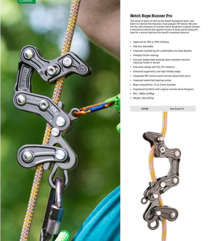 Notch Rope Runner Pro with CE Marked – treestore.io